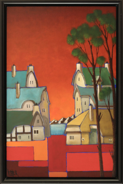 De avond valt in stilte