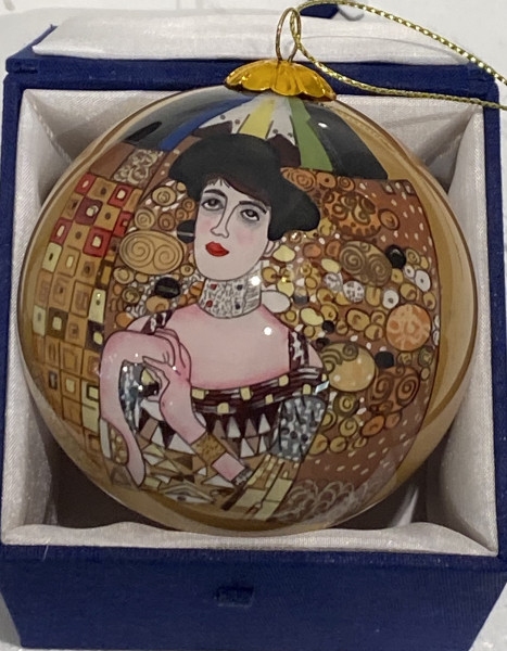 Kunst- Kerstbal Gustav Klimt Adele