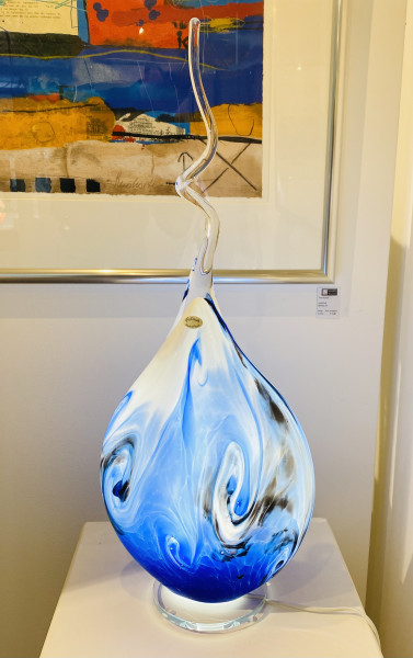 Arno France blauw met zwart Swirl