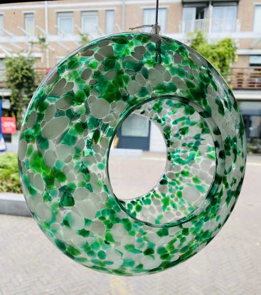 birdfeeder voederring glas