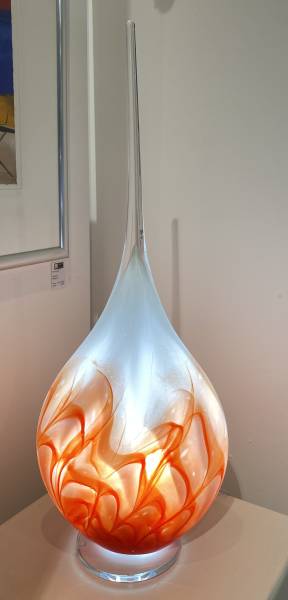 Arno France flame rood met rechte steel